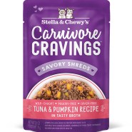 Stella&Chewys Cat CarnivoreCravingsShrds Tuna&Pkn 24/2.8oz