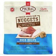 Primal Dog Freeze Dried Duck w/Turkey & Fish Nuggets 14 oz