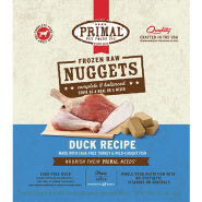 Primal Dog Raw Duck w/Turkey & Fish Nuggets 3 lb