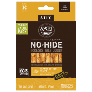 Earth Animal Dog/Cat NoHide Stix Peanut Butter 20pk