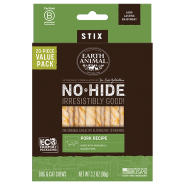 Earth Animal Dog/Cat NoHide Stix Pork 20pk