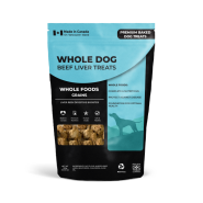 Whole Dog Beef Liver Snaps Whole Organic Grains 380 g
