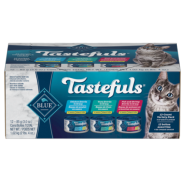 Blue Cat Tastefuls Variety Pack Flaked 12/3 oz