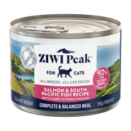 ZIWI Peak Cat Salmon & SouthPacificFish 12/6.5oz cans