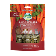 Oxbow Simple Rewards Baked Treats with Carrot & Dill 3 oz