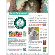 Oxbow Pet Care Guide Tear Pad Rat 50pk