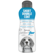 TropiClean Perfect Fur Short Double Coat Shampoo 16 oz