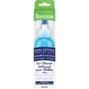 TropiClean Dual Action Cleansing+Drying Ear Cleaner 4 oz