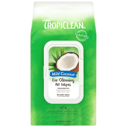TropiClean Ear Cleaning Wipes Mild Coconut 50 pk