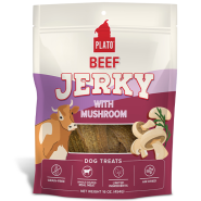 Plato Dog Jerky Beef w/Mushroom 16oz