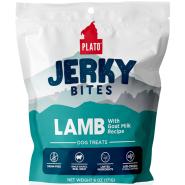 Plato Dog Jerky Bites Lamb w/Goat Milk 6oz