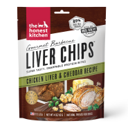 HK Dog Gourmet BBQ Liver Chips Chicken Liver & Cheddar 4 oz