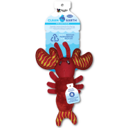 Spunky Pup Clean Earth Recycled Plush Lobster Small