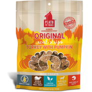 Plato Dog Original Real Strips Turkey w/Pumpkin 6oz