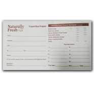 Naturally Fresh Frequent Buyer Program Envelope 10 pk