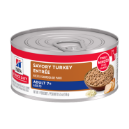 Hill's Science Diet Cat Adult 7+ Savory Turkey Entr 24/5.5oz