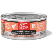 ORIJEN Cat Chunks & Shreds Salmon & Chicken Entree 12/155g