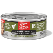 ORIJEN Cat Chunks & Shreds Duck & Liver Entree 12/155g