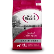 NutriSource Dog Grain Free Seafood Select 13.6kg Bonus Bag