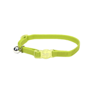 SafeCat Adj Nyl Bkwy Collar Lime 12"