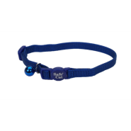 SafeCat Adj Nyl Bkwy Collar Blue 12"