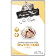 Fussie Cat Premium Tuna w/Chicken in Aspic 12/2.47oz