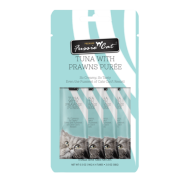 Fussie Cat Treats Premium Tuna w/Prawns Puree 4/0.5oz