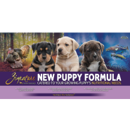 Zignature Dog Puppy 18x36 Endcap