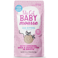 Tiki Cat Baby Mousse Chicken Duck & Duck Liver 12/2.4 oz