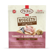 Primal Dog Raw Turkey & Salmon Nuggets 3 lb