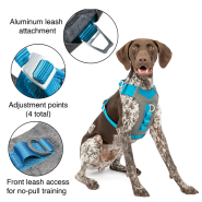 Kurgo Dog Journey Air Harness Blue Medium