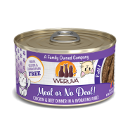 Weruva Cat Pate Meal or No Deal Chicken & Beef 12/3 oz