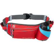 Kurgo Dog On-Trail Running Belt w/Water Bottle Reflective