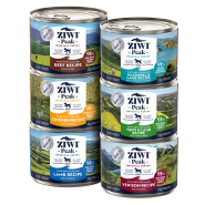 ZIWI Peak Dog Bf/Chk/Lmb/Mkrl&Lm/Trp&Lm/Vsn VrtyPk 6/6ozCans