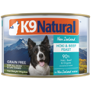 K9 Natural Dog Hoki & Beef 12/6oz Cans