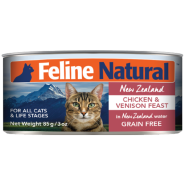 Feline Natural Cat Chicken & Venison 24/3oz Cans