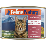 Feline Natural Cat Chicken & Venison 12/6oz Cans