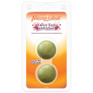 Meowijuana Cat Compressed Catnip Ball Refill Kalico Kush 2pk
