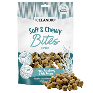 Icelandic+ Cat Soft & Chewy Bites Trout & Raspberry 1.8oz