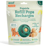 Woof Pet Dog Pupsicle Pops Beef & Peanut Butter Large