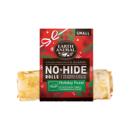 Earth Animal Dog NoHide Roll Holiday Feast Small 1pk