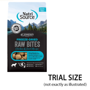 NutriSource Dog Element FD Raw Bites Chkn&Duck Trials 32/1oz