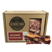 K9 Choice Dog Beef Rib Bones 3lb