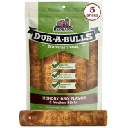 Redbarn Dog Dur-A-Bulls Stick Hickory BBQ Medium 5pk