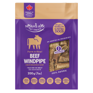 Noah's Ark Dog Dehydrated Beef Windpipe Medium 6" 2pc