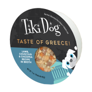 Tiki Dog Taste of Greece Lamb Couscous Chickpea 4/3 oz Cup