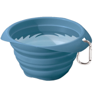 Kurgo Dog Collaps-A-Bowl Travel Bowl Blue 24 oz